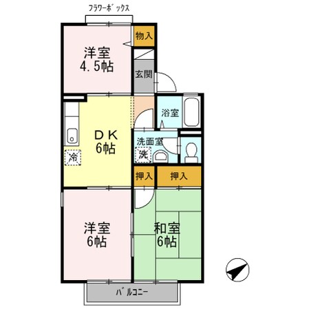 紀ノ川駅 徒歩27分 2階の物件間取画像